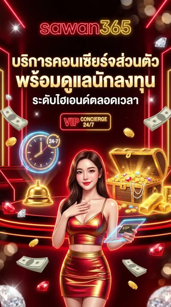 บริการคอนเซียร์จส่วนตัวของ sawan365 พร้อมดูแลนักลงทุนระดับไฮเอนด์ตลอดเวลา